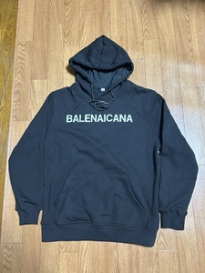 BALENAICANA バレないかな パーカー 黒 XL おもしろパーカー 貴重 BALENCIAGA バレンシアガ パロディー