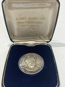 【D4457】アルベルトシュバイツァー 記念メダル SILVER 約27g ケース付 