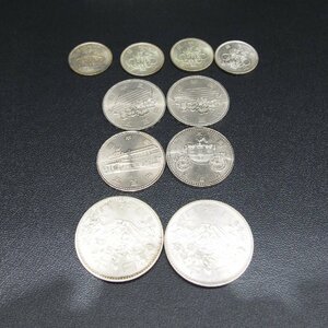 [9356-009S] 記念硬貨まとめ　100円×4枚 500円×4枚 1000円×2枚　額面4,400円 【中古】 現状販売　東京オリンピック記念1000円など