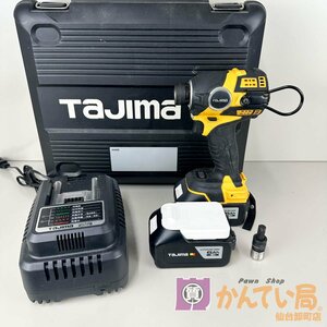 [9356-003]タジマ PT-F300A 太軸インパクトドライバ【中古】 現状販売品 通電・動作確認 6.35mmビットアダプタ－付き 18V充電式タイプ