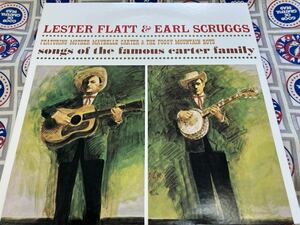 Lester Flatt＆Earl Scruggs★中古LP国内盤「フラット＆スクラッグス～ソングス・オブ・ザ・フェイマス・カーター・ファミリー」