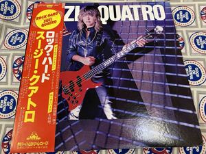 Suzi Quatro★中古LP国内盤帯付「スージー・クアトロ～ロック・ハード」 