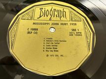 Mississippi John Hurt★中古LP/US盤シュリンク付「ミシシッピ―・ジョン・ハート～1928His First Recordings」_画像3