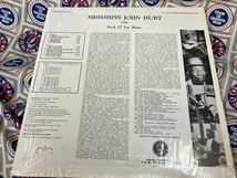 Mississippi John Hurt★中古LP/US盤シュリンク付「ミシシッピ―・ジョン・ハート～1928His First Recordings」_画像2
