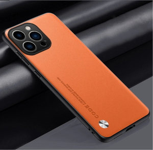 【送料無料】iPhone15Pro対応　スマホケース　新タイプ高級TPU使用　オレンジ