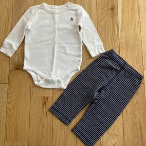 GAP ギャップ　ロンパース　パンツ　スパッツ　タイツ　ワッフルシャツ　70