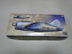 1/72 HASEGAWA（ハセガワ模型） アメリカ海軍　F2A-1　バッファロー　オマケデカール大量　プラモデル