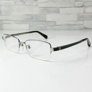 ACTOR AT-9535 アクター スクエア型 ハーフリム シルバー 眼鏡 良品
