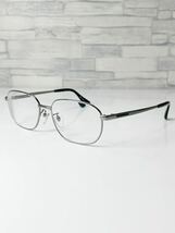 charmant ZEF ZE23623 シャルマン ゼフ スクエア型 グレー 眼鏡 良品_画像1