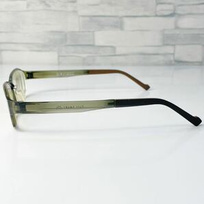 廃盤品 Zoff SMART REGULAR ZJ31018 ゾフスマート スクエア型 カーキ 眼鏡の画像5