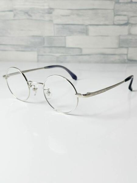 Oh My Glasses TOKYO Steve omg-013 オーマイグラストウキョウ スティーブ ラウンド型 シルバー サングラス 良品