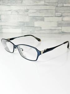 KATHARINE HAMNETT KH-9169 キャサリンハムネット スクエア型 ネイビー 眼鏡 良品