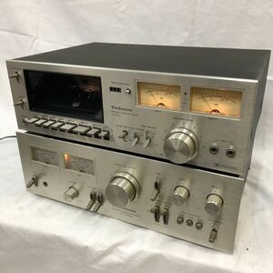 14b36 Technics アンプ SU-7300Ⅱ カセットデッキ RS-613U テクニクス オーディオ 音楽 音響機器 再生機器 1000~