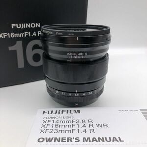 6w4 美品 FUJIFILM FUJINON Nano-GI XF 16mm 1:1.2 R WR 動作確認済み 富士フィルム フジノン 単焦点レンズ カメラ レンズ AF MF 1000~