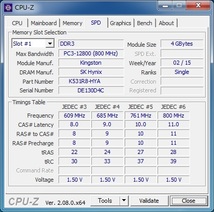 KINGSTON (K531R8-HYA) PC3-12800 (DDR3-1600) 4GB Dual Channel ★2枚組（計8GB）★_画像4