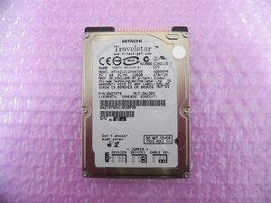 HITACHI (HTS421212H9AT00) 120GB 4200rpm 8M * use 16591 hour *