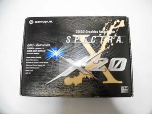 CANOPUS SPECTRA X20 (GeForce3) 64MB DDR AGP BOX ★中古正常品★