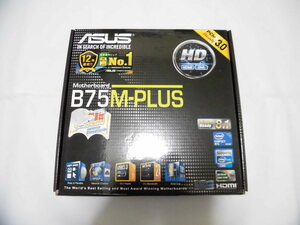 ASUS B75M-PLUS (INTEL B75) LGA1155 MicroATX BOX ★箱付属品全付き★