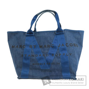 MARC JACOBS マーク・ジェイコブス ロゴ トートバッグ デニム レディース 中古