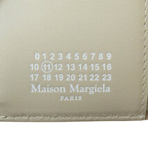 SELECT WALLET セレクトウォレット メゾン マルジェラ 三つ折り 二つ折り財布（小銭入れあり） レザー レディース 中古_画像7