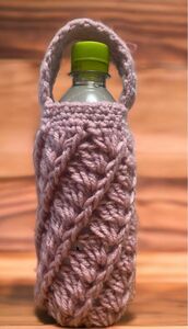 水筒カバー手編み