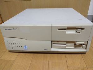 【旧メディア吸出し用】PC-9821Xc13(Pentium133MHz)/HDD(CF)4GB、3.5インチFDx1、5インチFDx1、Windows98 OSディスク付(24-01-24) 