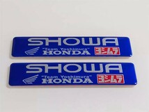 ヨシムラ YOSHIMURA HONDA SHOWA 青 ブルー 耐熱アルミステッカー 【即決】【送料無料】i_画像5