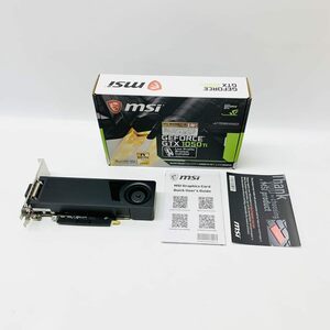 【1円スタート 中古 動作品】MSI GeForce GTX 1050 Ti 4GT LP グラフィックスボード LPモデル VD6238