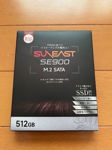 SUNEAST 内蔵 SSD 512GB M.2 SATA規格 Type 2280 3D NAND SATA3 6Gb/s 3年保証 SE900M2SA-512G
