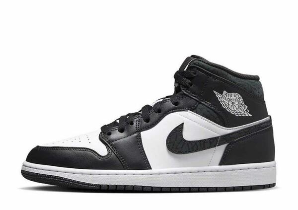 Nike Air Jordan 1 Mid Panda Elephant 27cm FB9911-001