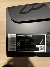Nike Air Jordan 1 Low Black Elephant 27cm FB9907-001_画像2
