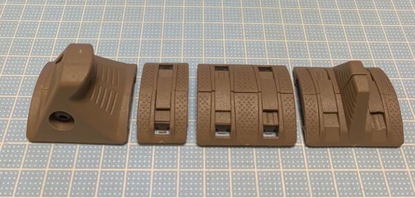 マグプルタイプ XTM ハンドストップ DE色 20mm ピカティニーレール対応