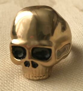  Skull skull gaikotsu.. skeleton SKULL yellow gold bat ... luck wild gorgeous one point thing special order? gold Gold GOLD 14K ring ring 