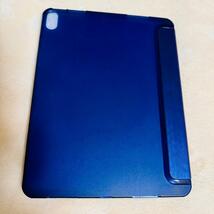 DTTO iPad Air4用ケース超薄型衝撃吸収ネイビーブルータッチペン収納_画像8