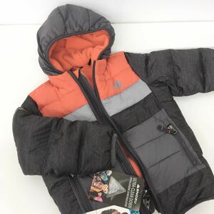 Новый ■ Snozu Down Jumper 4t 100 Boy Loolweight Ultra Clean Down Down Hood