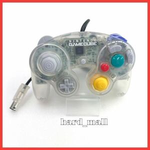 【美品】純正品 希少品 任天堂 ゲームキューブ コントローラー DOL-003 クリア スケルトン 透明 Nintendo GameCube Controller (GC-1000)