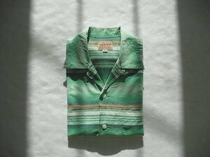 初期　スタイルアイズ　半袖　S/S　Two Pocket Green Shirts（STYLE EYES）正式名称（品番）不明　＠M　コットン　希少　美USED　絶版品