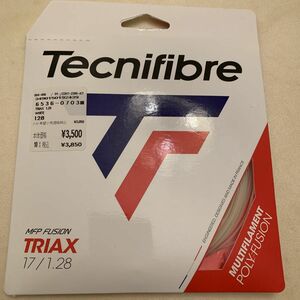 「単張パッケージ品」 テクニファイバー (Tecnifibre) 2020 TRIAX トライアックス (1.28mm)12M