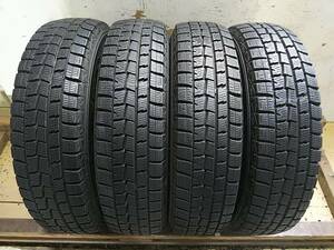 T657 155/80R13 ダンロップ WINTERMAXX WM01 冬タイヤ 溝有り良品 中古売切り4本SET 法人向け送料安