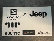 SALOMON X JEEP　ステッカー_画像1