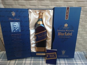 JOHNNIE WALKER Blue Label ジョニーウォーカー ブルーラベル スコッチ ウィスキー 箱入★1　未開封品