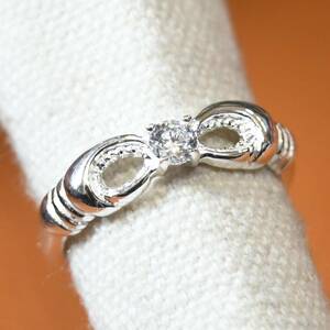 SR2439 кольцо серебро 925 Fick Ring № 13 лента Кубическая циркония красивая бесплатная доставка