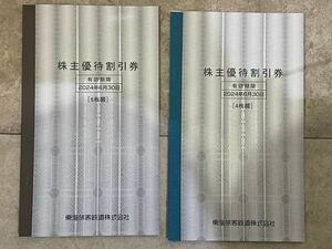 JR東海 株主優待 株主優待割引券(9枚) 有効期限:2024.6.30　東海旅客鉄道/乗車割引/特急券/グリーン券/指定席券/株主優待券/東海道新幹線