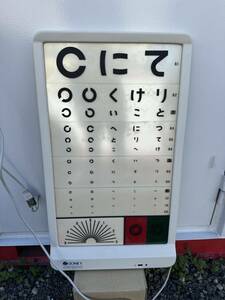 視力表 TOMEY CV-1000 中古品 視力検査装置 当時物 眼科 cv1000 レトロ 昭和 どうぶつの森 アンティーク 