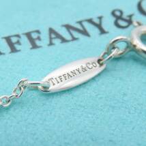 【送料無料】 未使用 Tiffany&Co. ティファニー 1P ダイヤモンド バイザヤード シルバー ネックレス Ag925 SV HM70_画像6