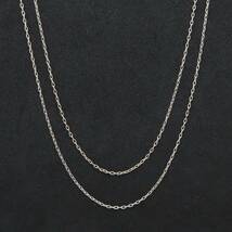 【送料無料】 美品 Tiffany&Co. ティファニー ロング チェーン シルバー ネックレス SV925 77cm HM82_画像1