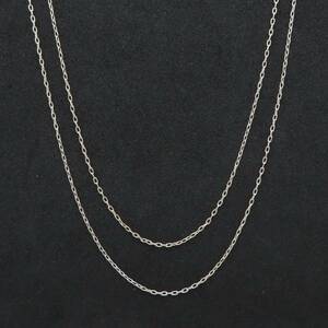 【送料無料】 美品 Tiffany&Co. ティファニー ロング チェーン シルバー ネックレス SV925 77cm HM82