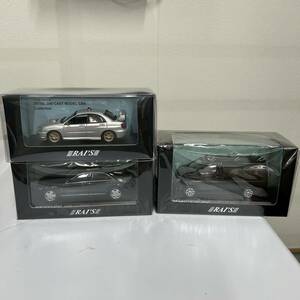 未使用　RAI'S Mercedes-Benz S600Long VIP GUARD POLICE CAR 2008、Subaru IMPREZA WRX STi POLICE CAR、NISSAN ELGRAND ミニカー 1/43