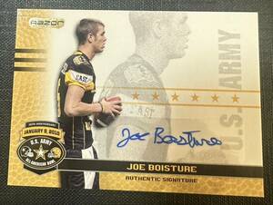 NFL 2010 Razor Joe Boisture Auto 直筆サイン