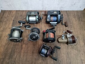 リール　まとめ　シマノ　ダイワ　TM3000H EC4000 sealine400H 50H CX300 小船 DAIWA　SHIMANO　釣具　釣り　ジャンク